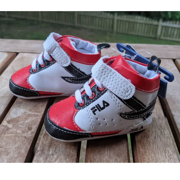 FILA Baby Boys Shoes Size 6-9 Months Infant New - Picture 3 of 7